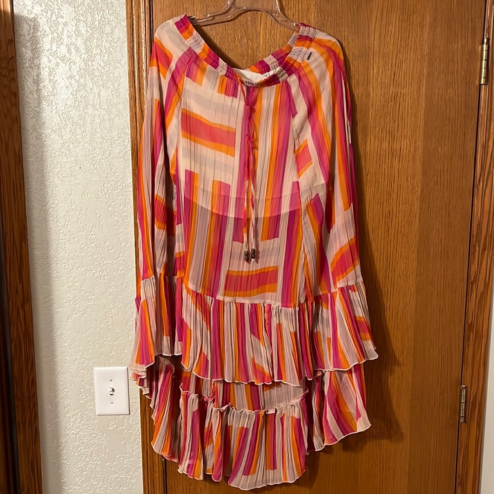 High low skirt / swimsuit cover-up